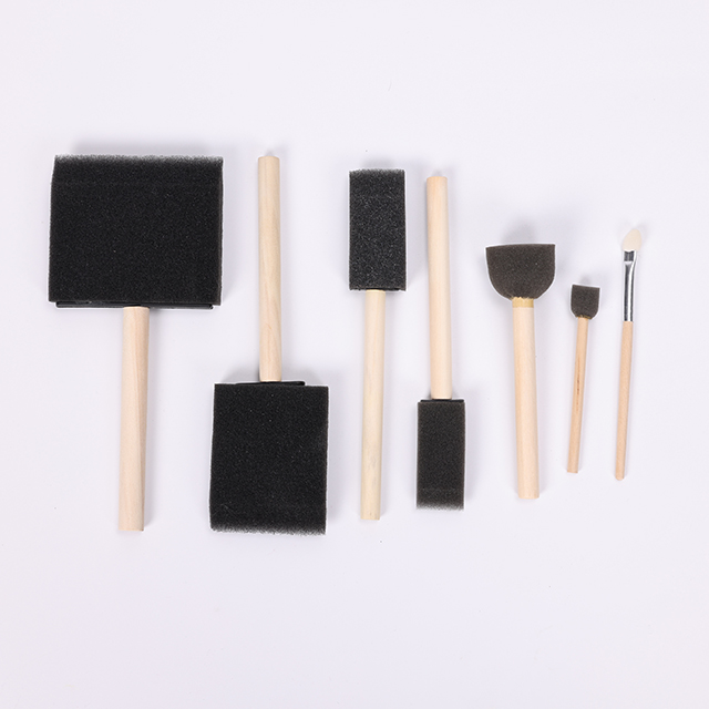 Professional Assorted Sizes Sponge Brush for Painting