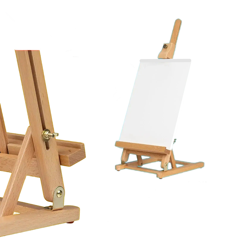 Acrylic Paint Set with Table Easel in Canvas