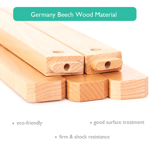Solid Beech Wood A-Frame Floor Easel 