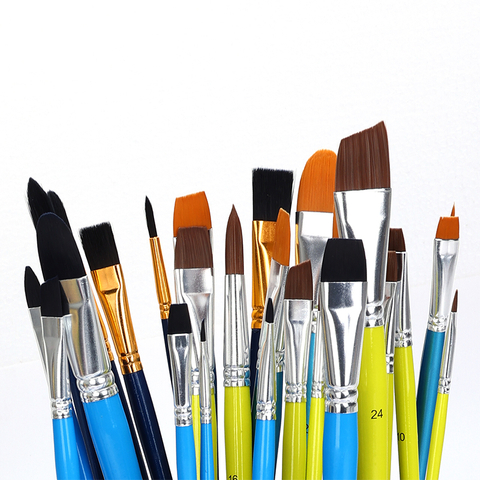 Professional Artist Paint Brush Set of 12