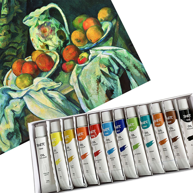 Richly Pigmented 12ml Oil Paint Set