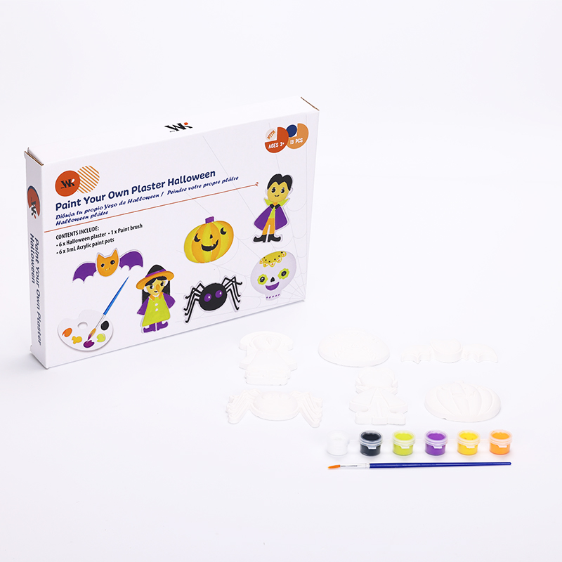 Halloween Plaster Craft Creativity Kit for Kids