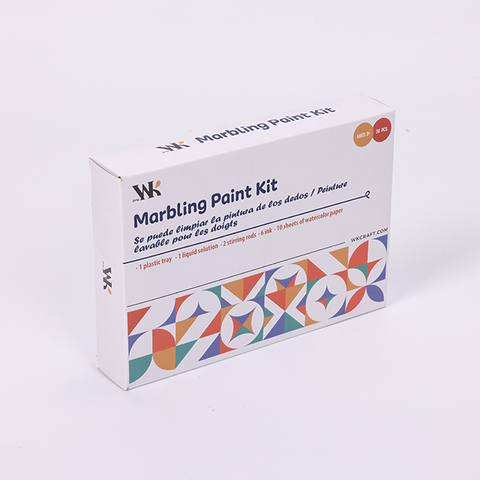 Professional Marbling Paint Kit on Paper