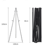 Portable Steel Easel with Double Buckles