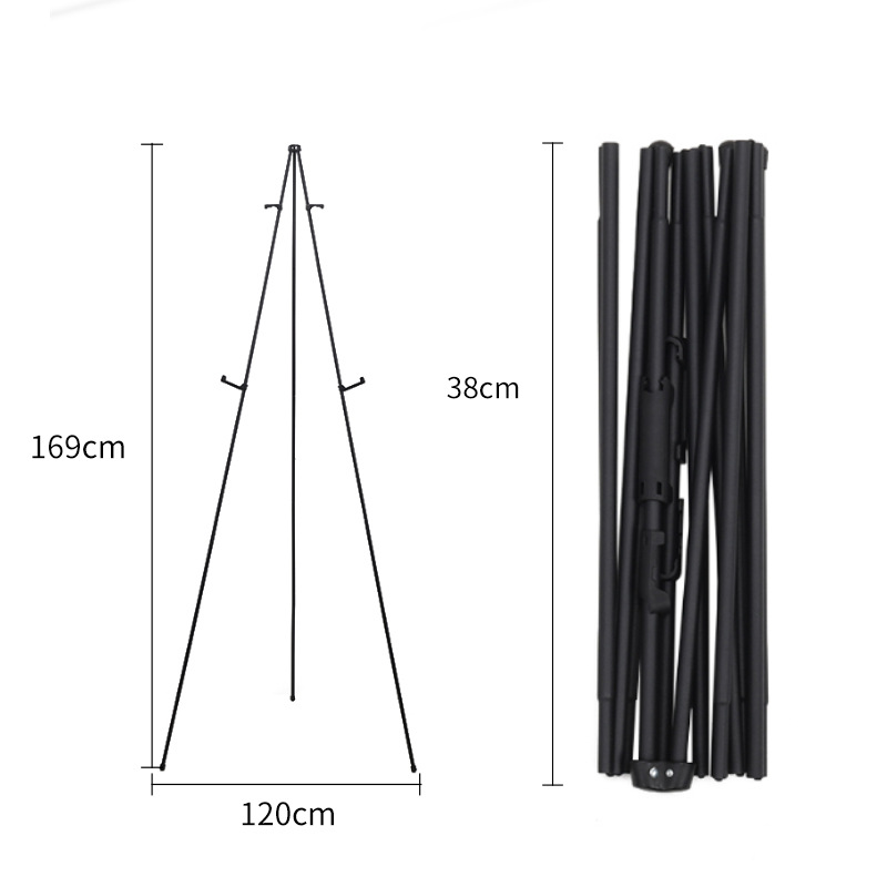 Portable Steel Easel with Double Buckles