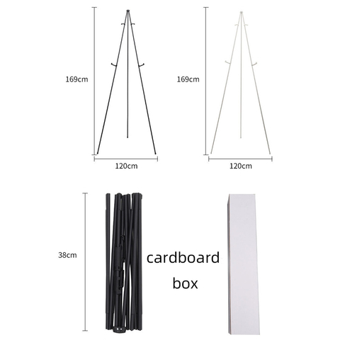 Portable Steel Easel with Double Buckles